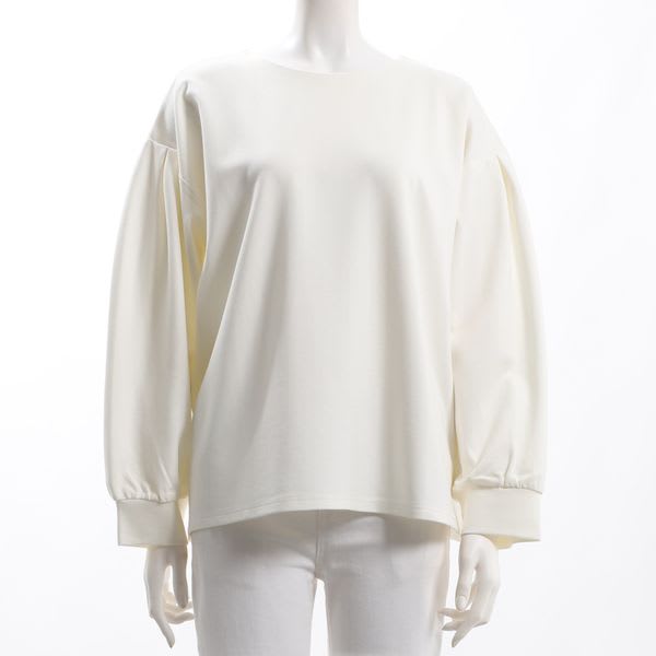 シンプルデザインドロップショルダーカットソー