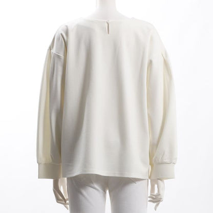 シンプルデザインドロップショルダーカットソー