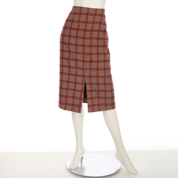 千鳥ブロックスカート