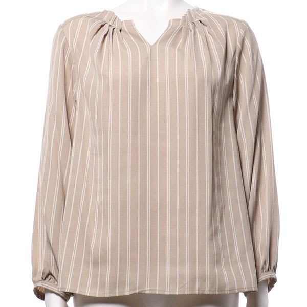 ポリギャザーデザインブラウス