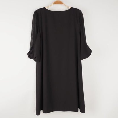 袖切り替えデザインワンピース