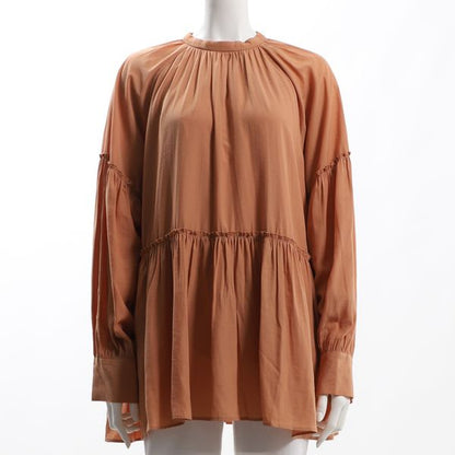 ハイネックギャザーチュニック