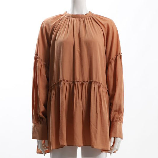 ハイネックギャザーチュニック