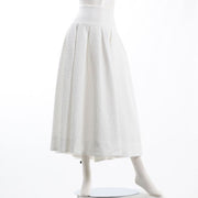 凹凸生地タックフレアスカート
