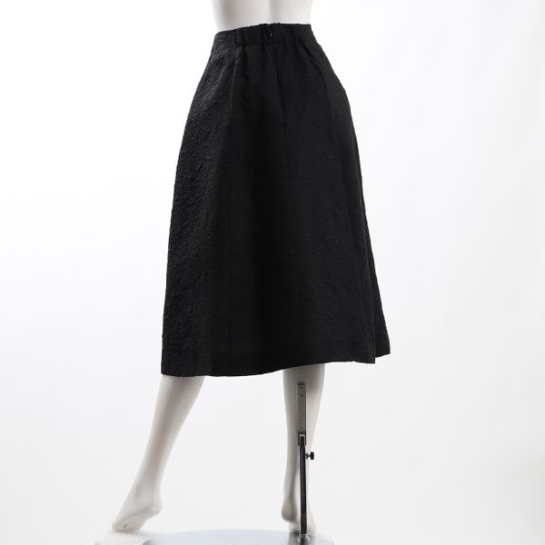 ふくれジャガードフレアスカート