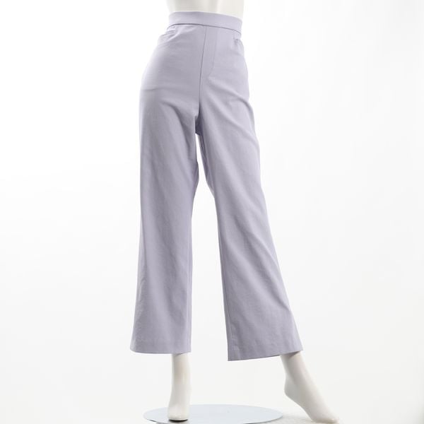 シンプルシルエットスリットパンツ