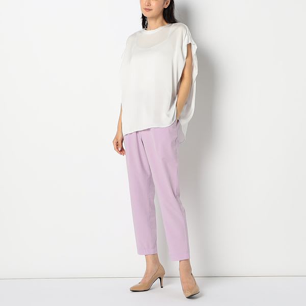 ウエストタックテーパードパンツ