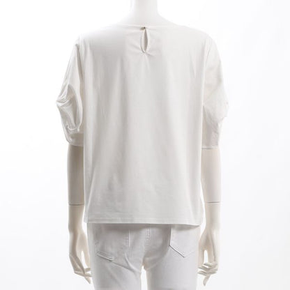 お袖デザインラウンドネックカットソー