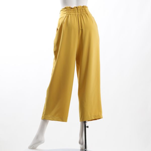 タックデザインワイドパンツ