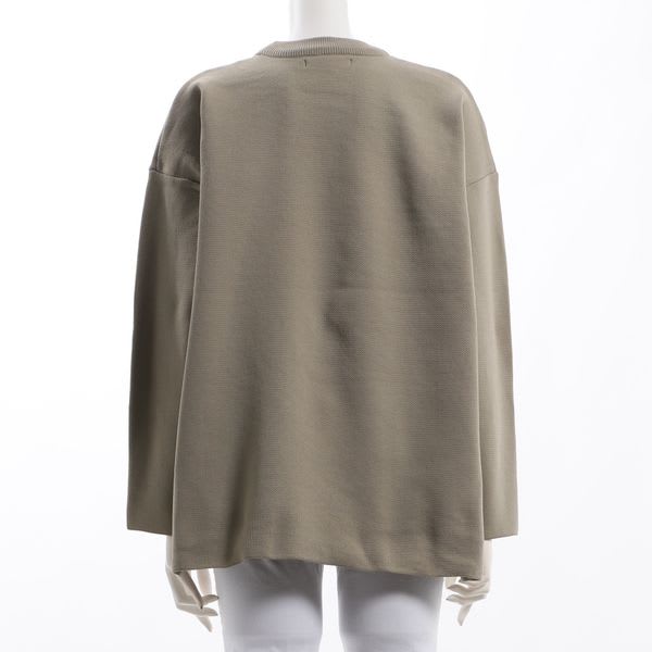 スポンジ肌触りニットプルオーバー