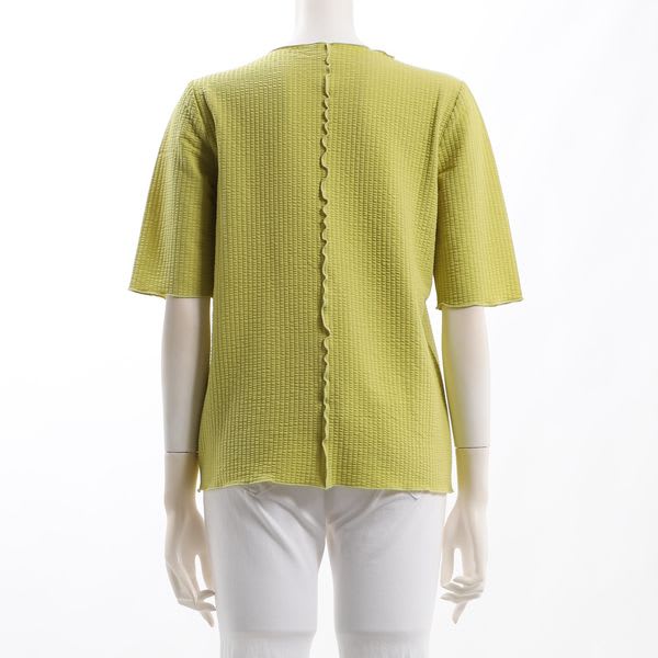 サッカーストライプクルーネックカットソー