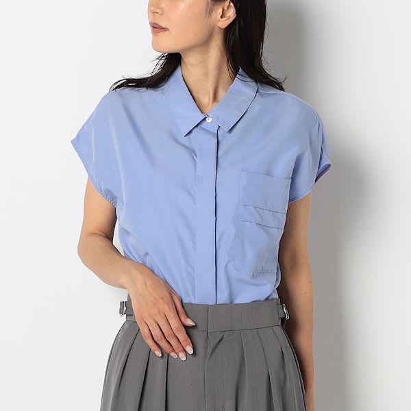 花柄2WAYブラウス