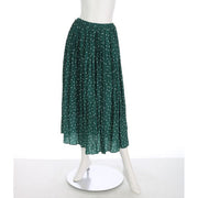 ドット柄ギャザースカート