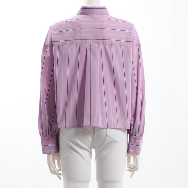 ストライプブラウス