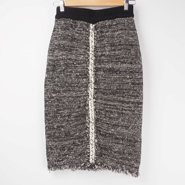 ツイーディニットタイトスカート