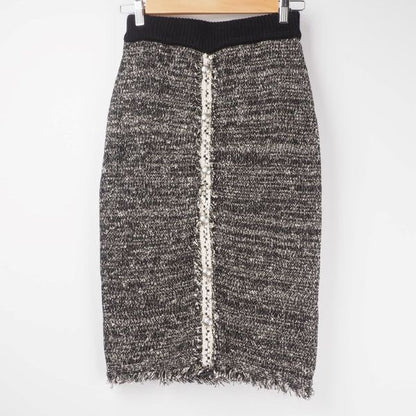 ツイーディニットタイトスカート