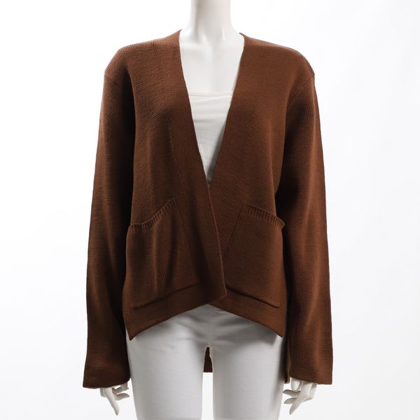 アウトポケットニットカーディガン