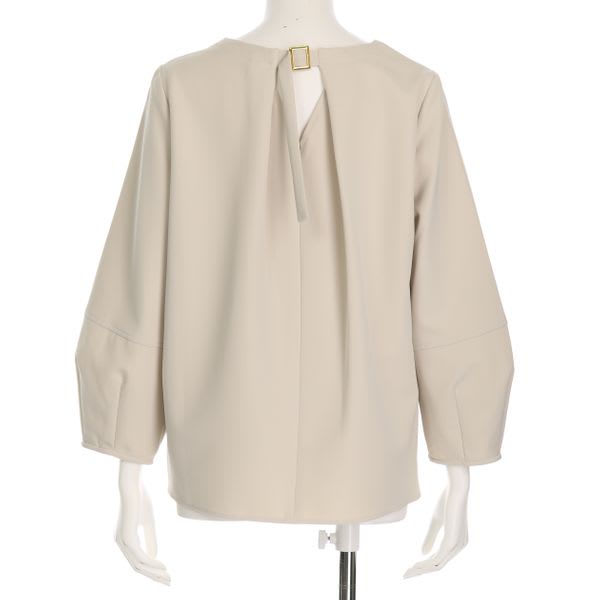 バックスタイルベルトデザインブラウス