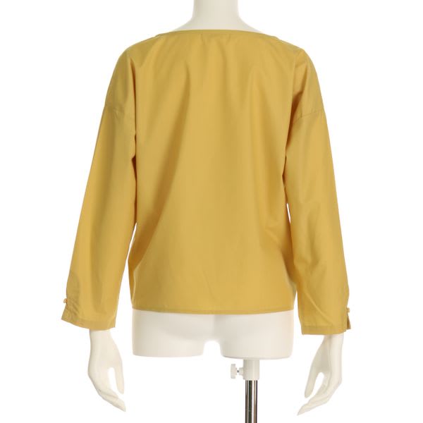 フロントリボンブラウス