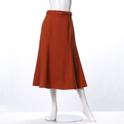 ベルト付きマーメイドスカート