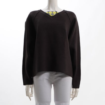 ラグランスリーブVネックニット