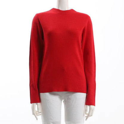 襟元リブニット