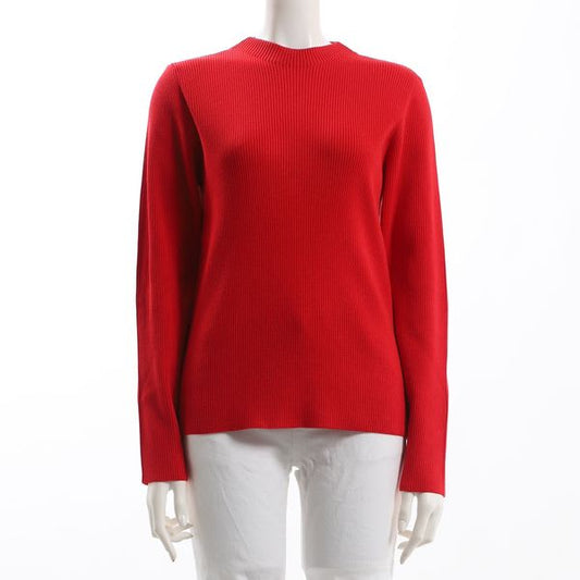 襟元リブニット