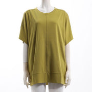 切り替えラインラウンドネックカットソー