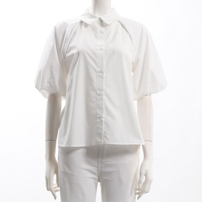 ボリューム袖ブラウス