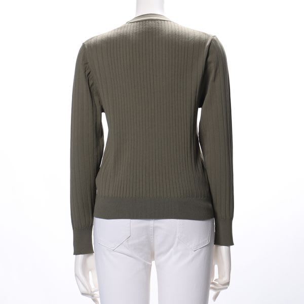 Vネックカーディガン