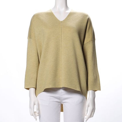 ドロップショルダーVネックニット