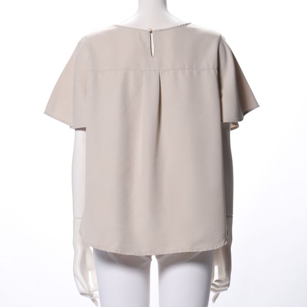 デザイン袖口ゆったりブラウス