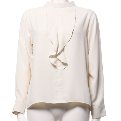 フロントフリルデザインブラウス