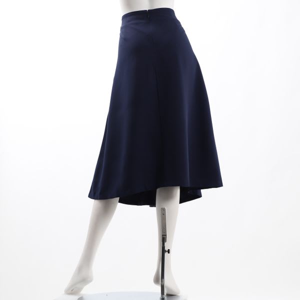 ラップ風フレアスカート