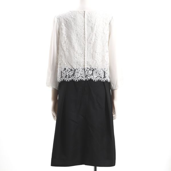 レースドッキングワンピース