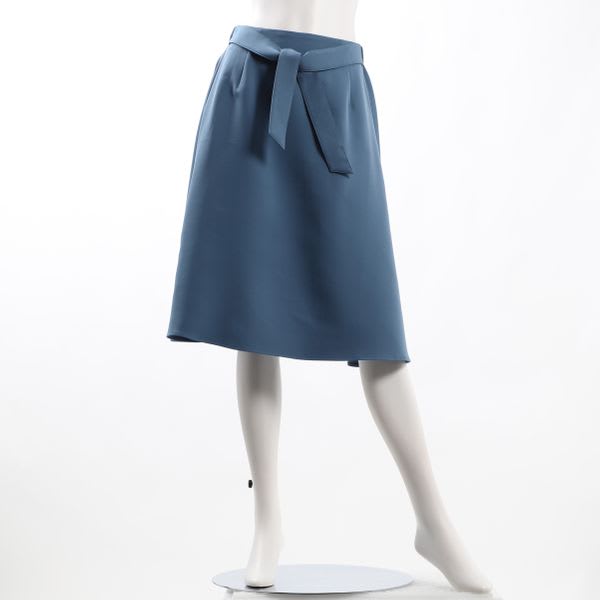 ウエストベルトフレアスカート