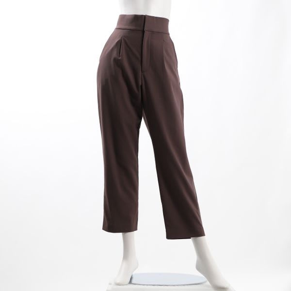 ハイウエストタックテーパードパンツ