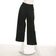 ヘリンボンワイドパンツ