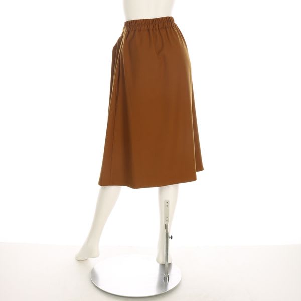 ウエストリボンタック入りフレアスカート