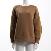 キルティングデザインプルオーバー