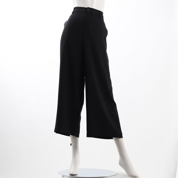 エステルツイルストレッチワイドパンツ