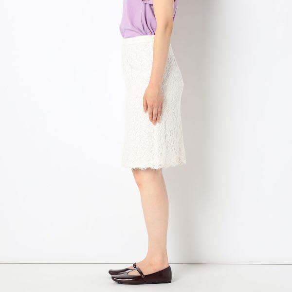 総レースタイトスカート