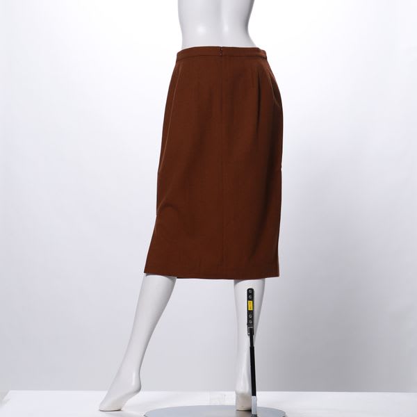 ウール混サイドスリットタイトスカート