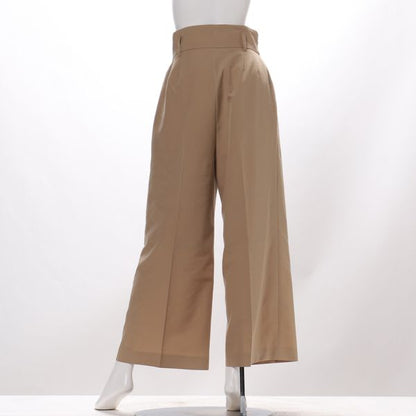 ウエストリボンハイウエストワイドパンツ