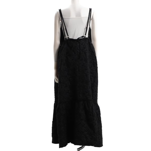 花柄ジャガードハイウエストキャミワンピース