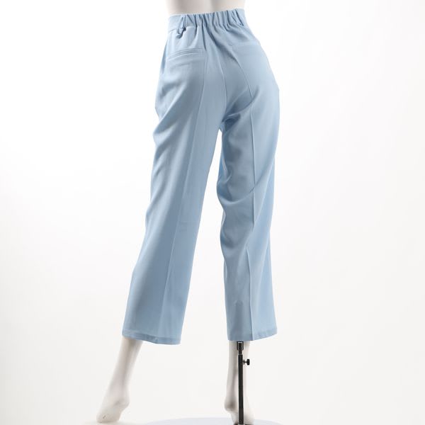 配色パイピングストレートパンツ