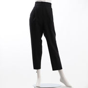 ラッピングウエストタック入りテーパードパンツ