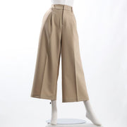 バックゴムタック入りワイドパンツ