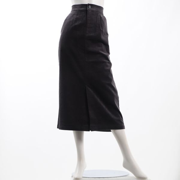 コーデュロイ素材タイトスカート