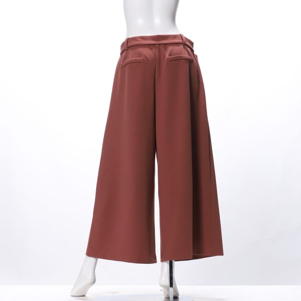 Dカンベルト付きガウチョパンツ